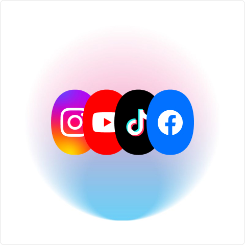 여러 플랫폼에 맞춘
제작과 업로드를 동시에